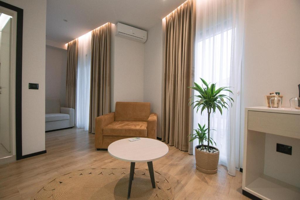 Suite with Balcony — Living Area